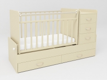 Кровать детская СКВ-5 с комодом 5 ящиков