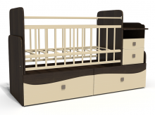 Кровать-трансформер Allegro Bambu