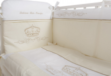 Комплект постельного белья 6 предметов Ladema Bebe Principe 120х60 лаванда